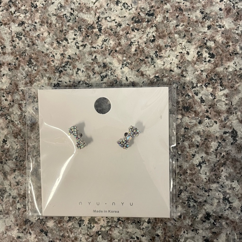N.Y.U Sterling Silver 925 Earrings (2 Pairs)